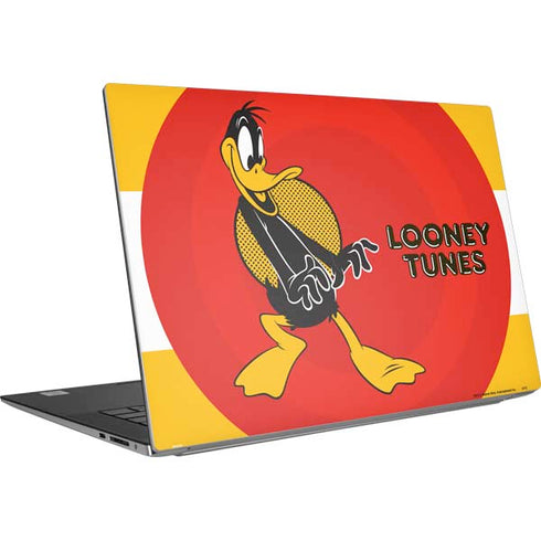 Looney Tunes Daffy Duck Yellow Stripes Dell XPS Skin